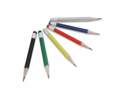 Petit crayon en bois avec embout gomme