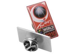 Pin's allongé époxy