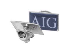 Pin's époxy réctangle