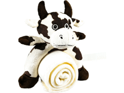 Plaid polaire vache