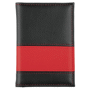 Poche de permis look plus Noirnoir/rouge