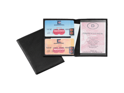 Poche permis de conduire de chevreau