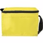 Pochette isotherme en polyester 210D. Jaunejaune