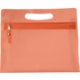 Pochette pour cosmétique en PVC translucide avec z Orangeorange