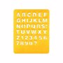 Pochoir à lettres JauneJaune