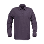 Polo coton et elasthanne manches longues lourd VioletViolet