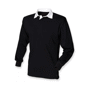 Polo de rugby homme manches longue Au choixBlack