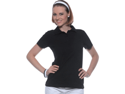 Polo de travail femme manches courtes