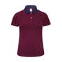 Polo femme denim forward Au choixDenim / Burgundy