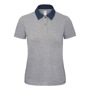Polo femme denim forward Au choixDenim / Heather Grey