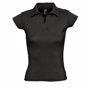 Polo femme emmanchures américaines pretty Noirnoir