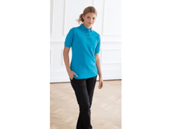 Polo femme maille piquée