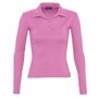 Polo femme manches longues pulp Au choixrose orchidee