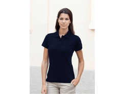 Polo femme piqué stretch