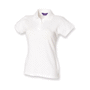 Polo femme piqué stretch Au choixWhite