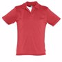 Polo homme aspect double col Pacific Au choixrouge vintage