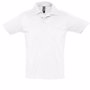 Polo homme manches courtes effet flammé pepper Blancblanc