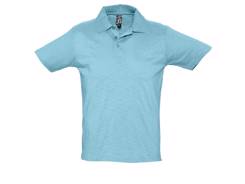 Polo homme manches courtes effet flammé pepper