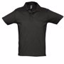 Polo homme manches courtes effet flammé pepper Noirnoir
