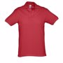 Polo homme piqué lourd manches courtes spirit Rougerouge