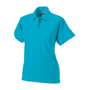 Polo maille piquée femme Au choixTurquoise