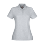 Polo piqué femme 65/35 ceintré Au choixHeather Grey