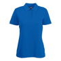 Polo piqué femme 65/35 ceintré Au choixRoyal Blue