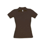Polo piqué femme B&C SAFRAN PURE Au choixBrown