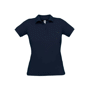 Polo piqué femme B&C SAFRAN PURE Au choixNavy