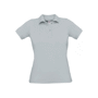 Polo piqué femme B&C SAFRAN PURE Au choixPacific Grey