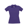 Polo piqué femme B&C SAFRAN PURE Au choixPurple