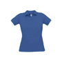 Polo piqué femme B&C SAFRAN PURE Au choixRoyal Blue