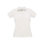 Polo piqué femme B&C SAFRAN PURE Au choixWhite
