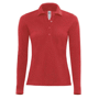 Polo piqué femme manches longue Au choixRed