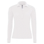 Polo piqué femme manches longue Au choixWhite