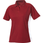 Polo piqué femme respirant Arizona Au choixrouge/blanc