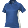 Polo piqué femme respirant Arizona Bleubleu royal/blanc