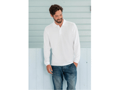Polo piqué manches longues