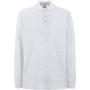 Polo piqué manches longues PREMIUM Au choixAsh