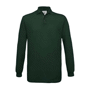 Polo piqué manches longues Safran Au choixBottle Green