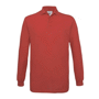 Polo piqué manches longues Safran Au choixRed