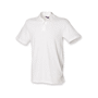 Polo piqué stretch homme Au choixWhite