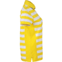 Polo rayé femme manches courtes Au choixjaune soleil/blanc