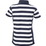 Polo rayé femme manches courtes Au choixbleu marine/blanc