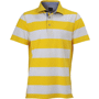 Polo rayé homme manches courtes Au choixjaune soleil/blanc