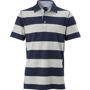 Polo rayé homme manches courtes Au choixgris sport/bleu mari