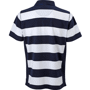 Polo rayé homme manches courtes Au choixbleu marine/blanc