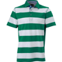 Polo rayé homme manches courtes Au choixvert Irlandais/blanc