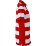 Polo rayé homme manches courtes Au choixrouge/blanc