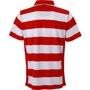 Polo rayé homme manches courtes Au choixrouge/blanc